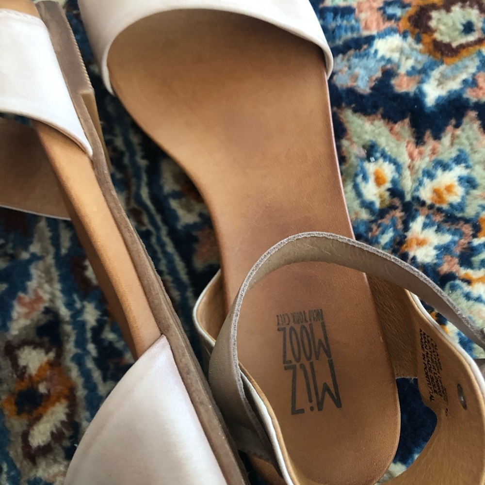 Miz Mooz Alanis Rose/Taupe flat sandals Size 10 - Picture 2 of 4